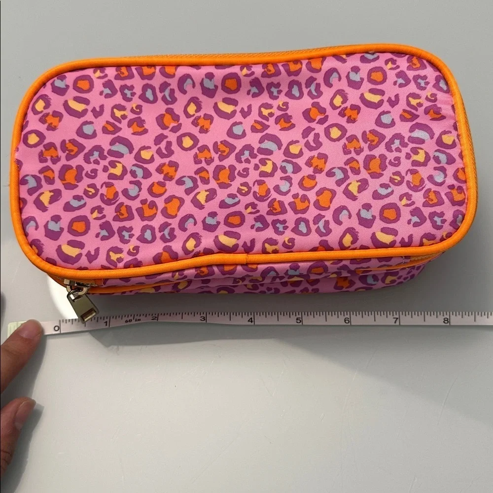 Y2K Colorful Cheetah Print Makeup Bag